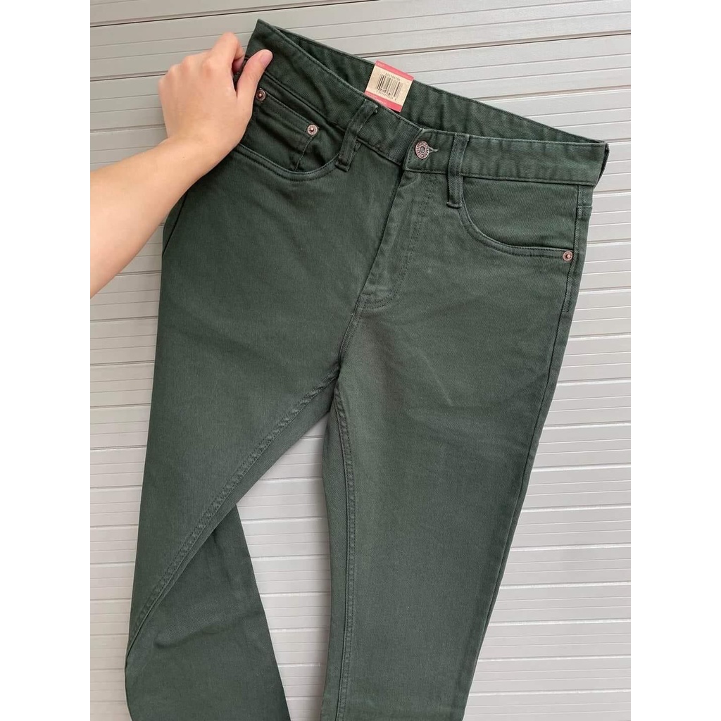 Quần Kaki Nam Cao Cấp màu bò, Quần bò Nam dáng đứng slimfit, Chất vải co giãn HAIANJEAN