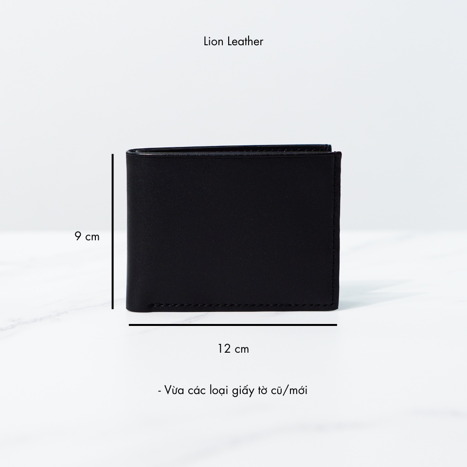 Ví da handmade Joe - ví da bò ngang classic thương hiệu Lion Leather