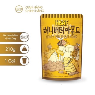 Hạnh nhân tẩm mật ong hbaf hàn quốc - gói 210g