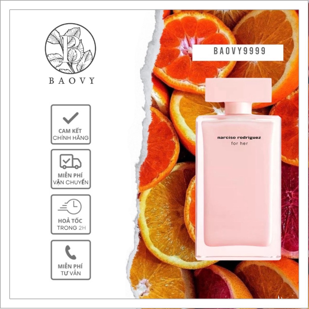 ✨ Nước Hoa Nữ Narciso Rodriguez For Her EDP  - 10ml