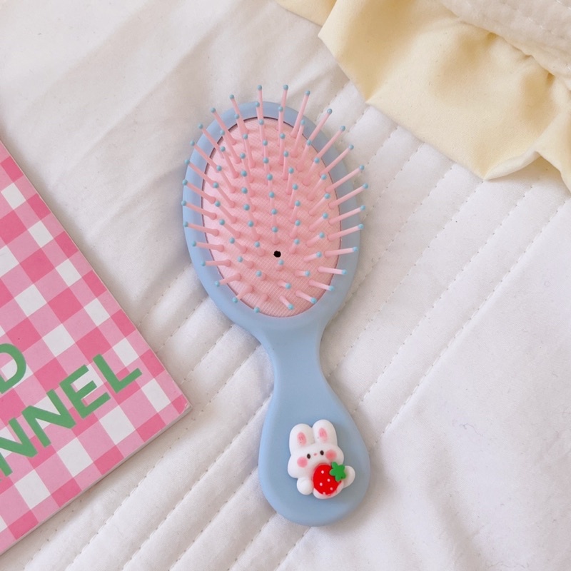 Lược Chải Tóc Michi House Massage Da Đầu Họa Tiết Hoạt Hình Dễ Thương Thiết Kế Xinh Xắn