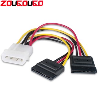 Ide Dây Cáp Chia Nguồn 4 pin Sang 2 x sata