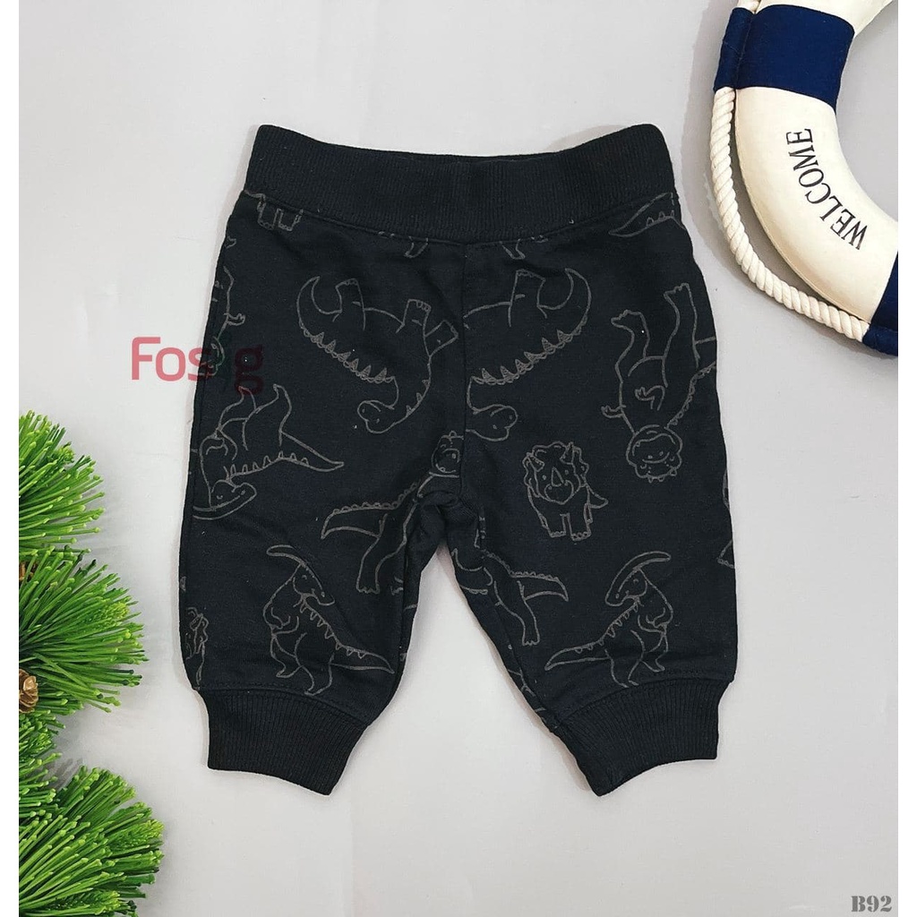 [5-7kg] Quần Thun Dài Bé Trai Cter - Đen KL