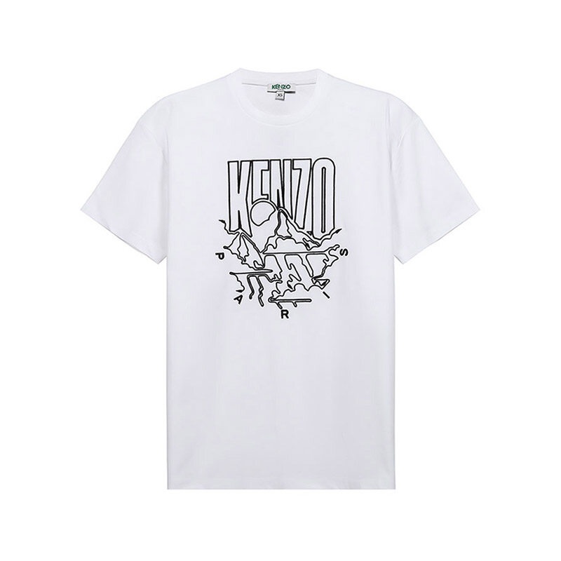 Kenzo / Nhãn / Áo Sơ Mi Ngắn Tay Vừa Vặn Rộng Rãi