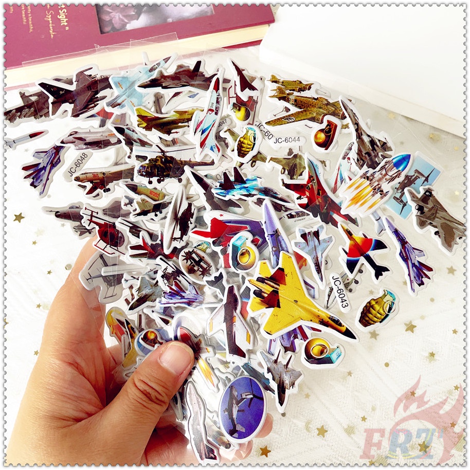 ▶ Hình dán 5 tờ máy bay máy bay chiến đấu q-1 diy rewards ◀ Hình dán bong bóng 3d puffy đồ chơi waterpoof hình dán pvc
