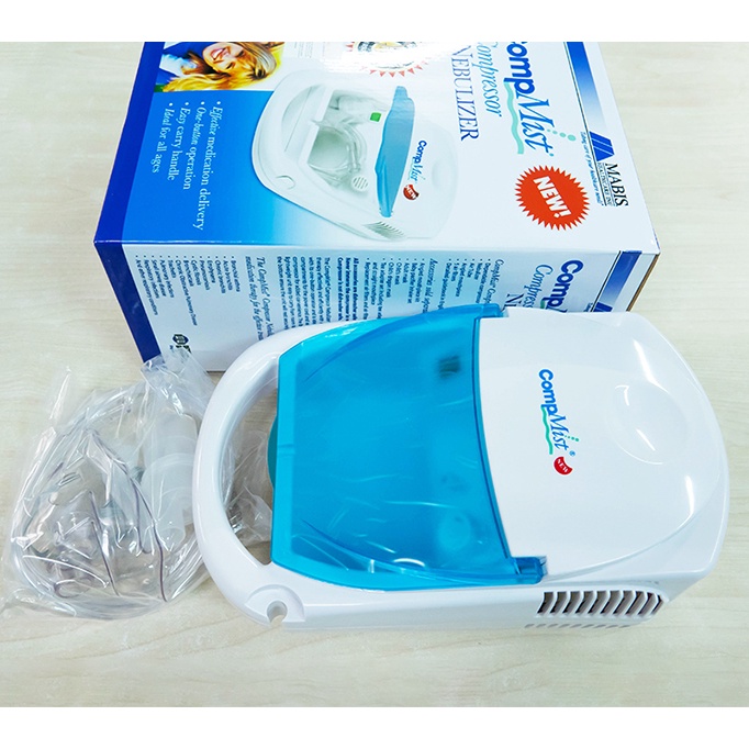 Máy xông mũi họng MABIS COMPMIST Compressor Nebulizer NEW -Máy xông khí dung cho bé & người lớn - Chính hãng
