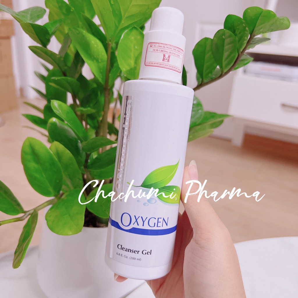 Sữa Rửa Mặt Oxygen Onmacabim Cleansing Gel sạch sâu, tươi mát 200ml