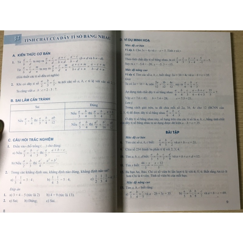 Sách Toán Lớp 7 Tập 2 Cơ Bản Và Nâng Cao