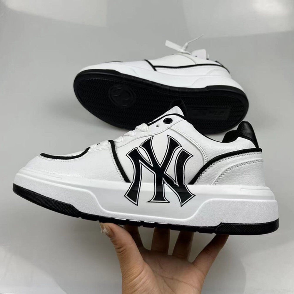 Giày sneaker MLB Chunky Liner NY New York Yankees Màu Xanh, Đen, La Cổ Thấp Cực Kỳ chất cho nam nữ dễ phối đồ