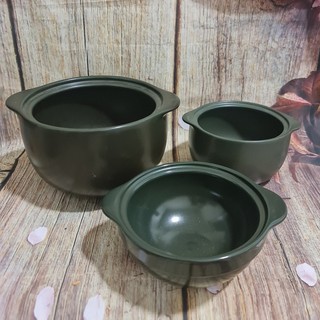 Nồi đát kho thịt sứ Minh Long - nồi đất kho thịt