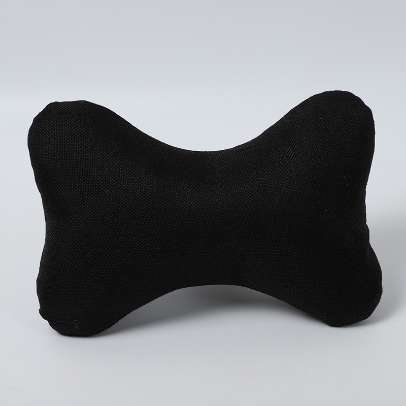 Gối Tựa Đầu Ô Tô, Xe Hơi Vải Đũi Mềm Mại Thoáng Khí Chống Mỏi Cổ Khi Lái Xe