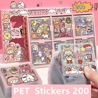 Set 100 Sticker/ Hộp 200 Tấm Sticker/ Hinh Dan Cute Hộp Sticker/Sitker Trang Trí Sổ Tay/ hình dán cute sticker dễ thương