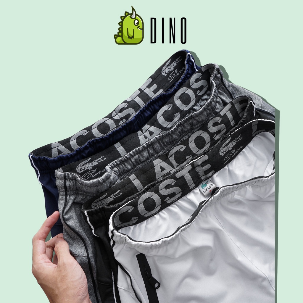 Quần Short Nam Thể Thao Lacoste Chữ Hông