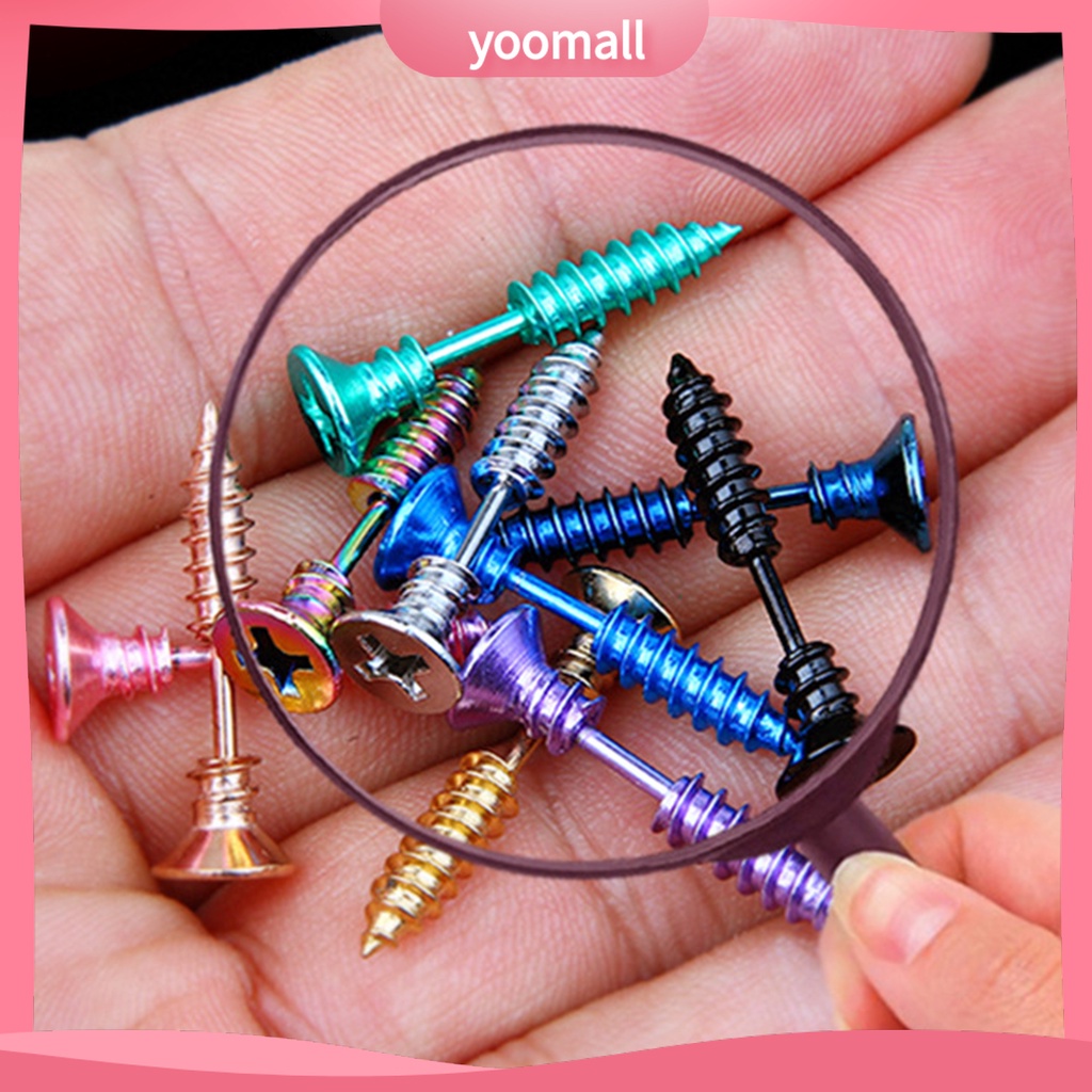 Khuyên Tai Hình Ốc Vít Hai Mặt Thời Trang Cá Tính