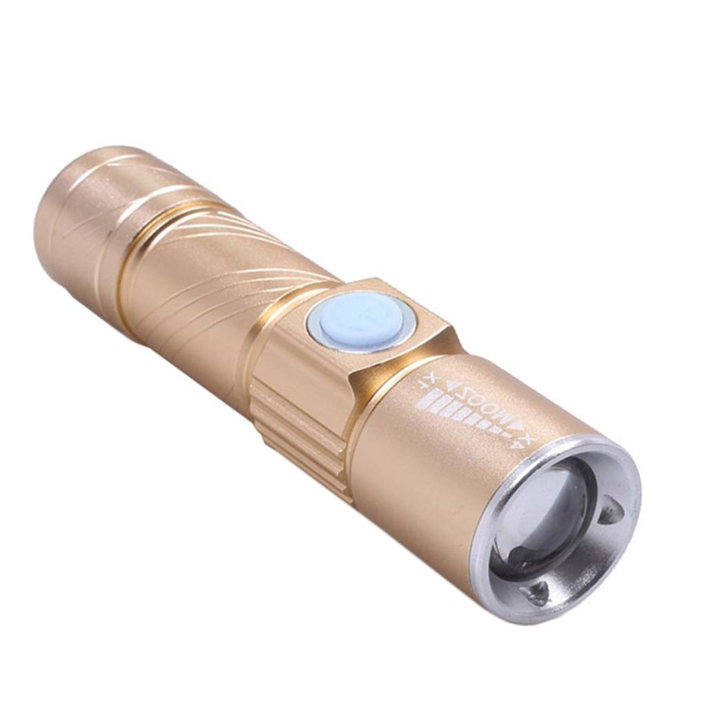 Đèn Pin Sạc USB Q5 3 Chế Độ Sáng Tiện Dụng