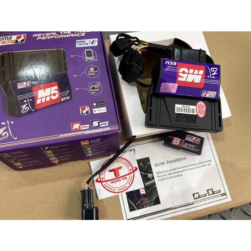 ECU M5 UMA Racing mở tua máy cho dòng xe Suzuki Raider Satria Fi
