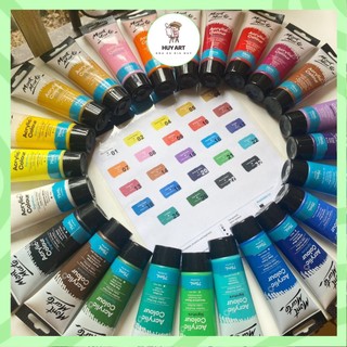Màu acrylic mont marte lẻ 75ml - 24 tuýp 75 ml