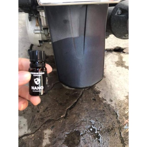 Phục hồi nhựa nhám xe máy NANO 10ml - làm đen nhựa nhám, hiệu ứng cánh sen, mưa không trôi, không phai màu
