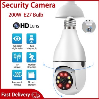 Camera wifi Không Dây 1080p HD Quay Toàn Cảnh 360 Độ Kết Nối wifi ptz ip 4X Zoom Video camera e27