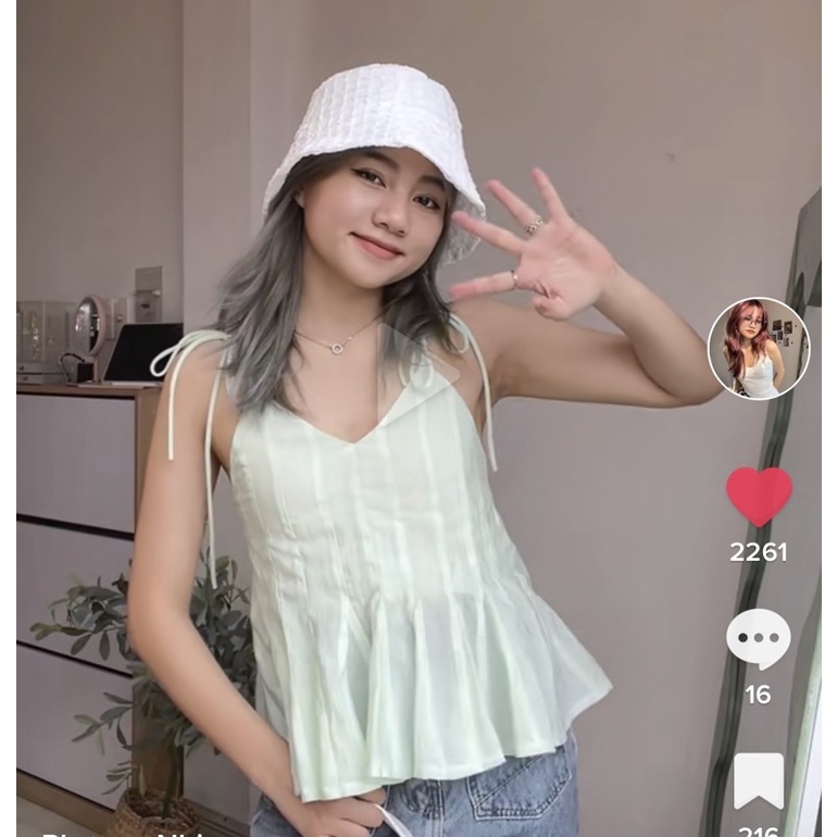 ÁO 2 DÂY CỘT NƠ