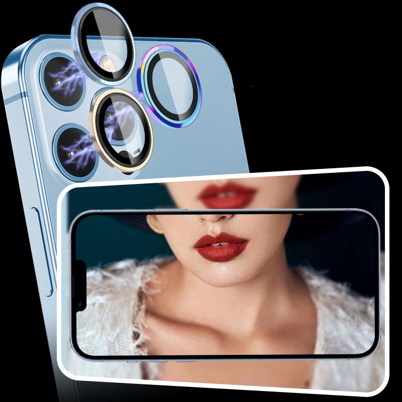 Miếng Dán Bảo Vệ camera Chống Trầy Xước Bằng Kim Loại Cho ip 13promax / 13pro / 13 YKD HYJP2