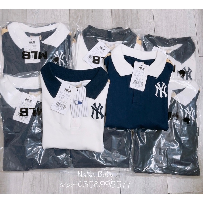 Áo thun cổ polo của hãng MLB xịn xò lắm nha