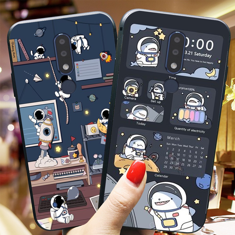 Ốp lưng điện thoại nokia x5 / nokia 5.1 plus/ nokia x6 / nokia 6.1 plus bộ hình vũ trụ chi bi mới