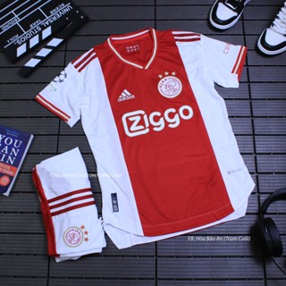 Áo Đấu Ajax Amsterdam Sân nhà sân nhà/ Quần Áo Bóng Đá AJAX  màu đỏ cao cấp 2021/22 phom 43-90kg