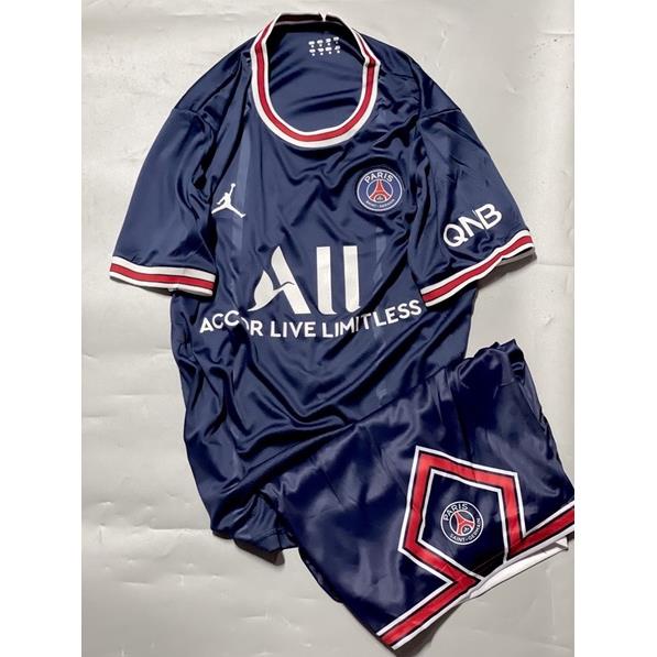 Set Bộ Quần Áo Bóng Đá Thi đấu Thể Thao Nam nữ chất thun clb Psg *