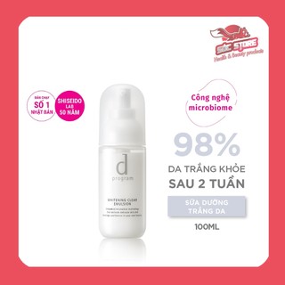 Sữa dưỡng trắng cho da nhạy cảm D Program Whitening Clear Emulsion 100ml