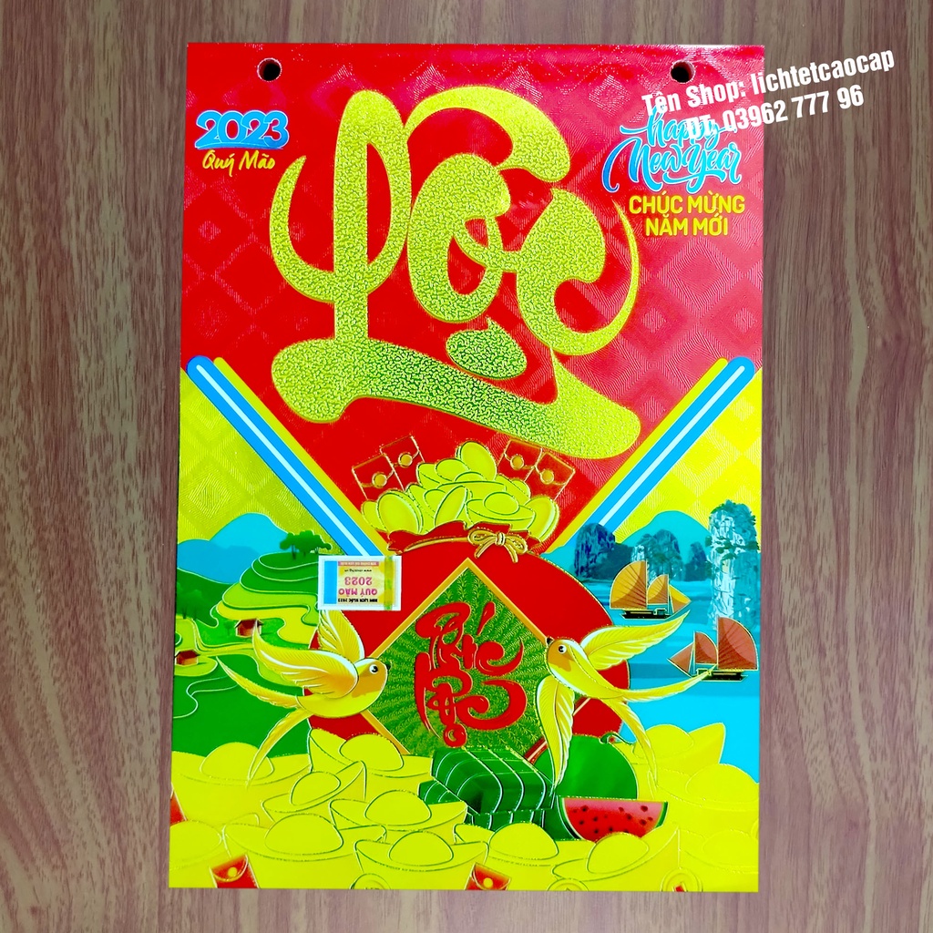 LỊCH BLOC 2023, BLOC 20 x 30cm, 17 x 24cm, 15 x 21cm, GIÁ XƯỞNG