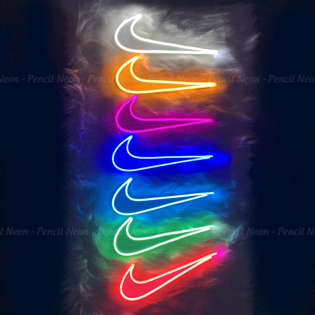 Đèn Led logo Nike | trang trí phòng ngủ, decor góc làm việc - Pencil Neon Sign
