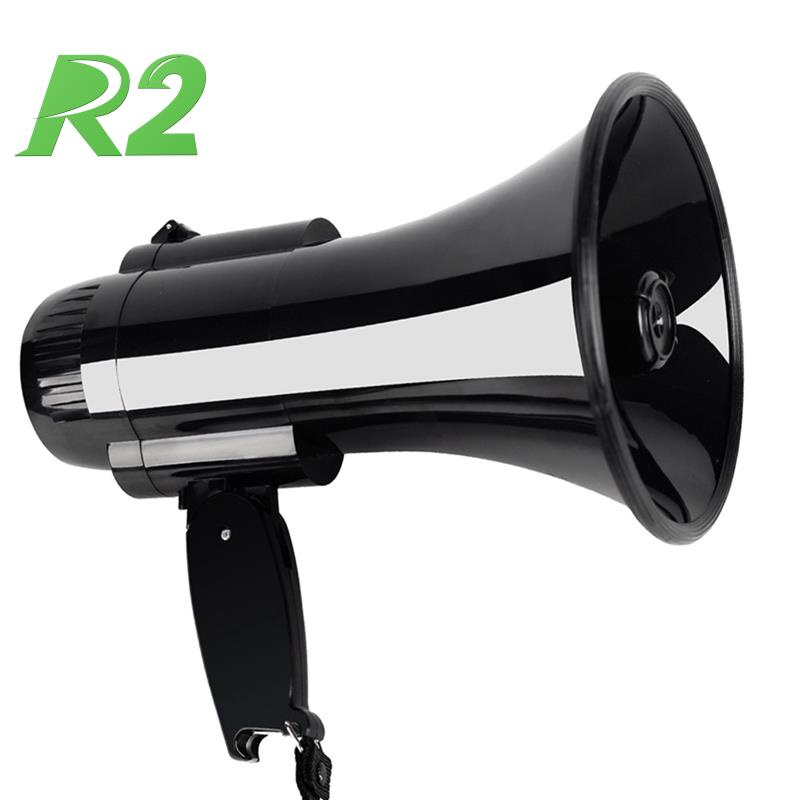 Loa Megaphone 30 Watt Cầm Tay Tích Hợp Micro Và Điều Khiển Âm Lượng Kèm Dây Đeo