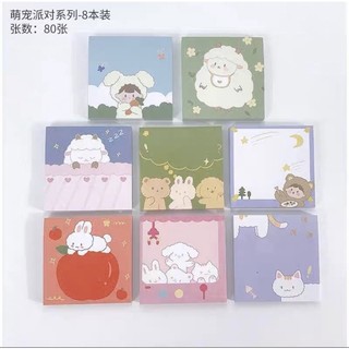 Tệp 80 tờ giấy note ghi chú dễ thương HT056