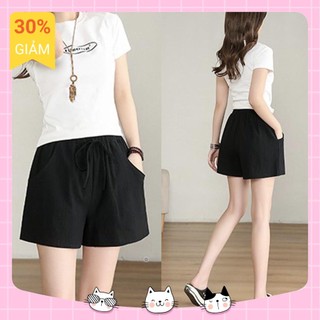 Quần đùi đũi nữ thắt nơ siêu xinh Onami - Quần short đũi nữ siêu mát