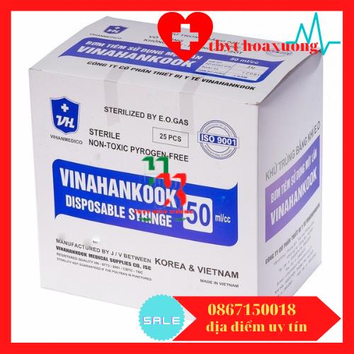 Bơm tiêm 50 ăn vinahakool( combo 10 chiếc)