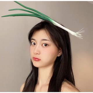 cài tóc rau củ/hành lá