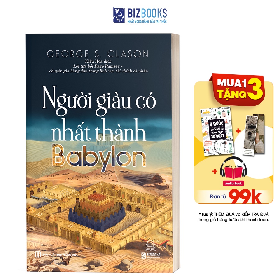 Sách - Người giàu có nhất thành Babylon - Bizbooks - Cuốn Sách Về Cách Làm Giàu Hiệu Quả Nhất Mọi Thời Đại