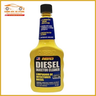 Dung Dịch Vệ Sinh Hệ Thống Nhiên Liệu , Phụ Gia Súc Béc Dầu Abro Diesel Injector Cleaner 354ML