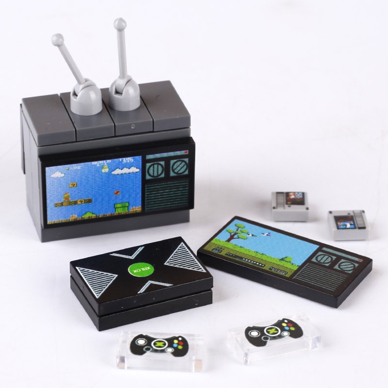 Đồ Chơi Lắp Ráp Máy Chơi Game TV Mini Sáng Tạo Thời Trang Cho Trẻ Em