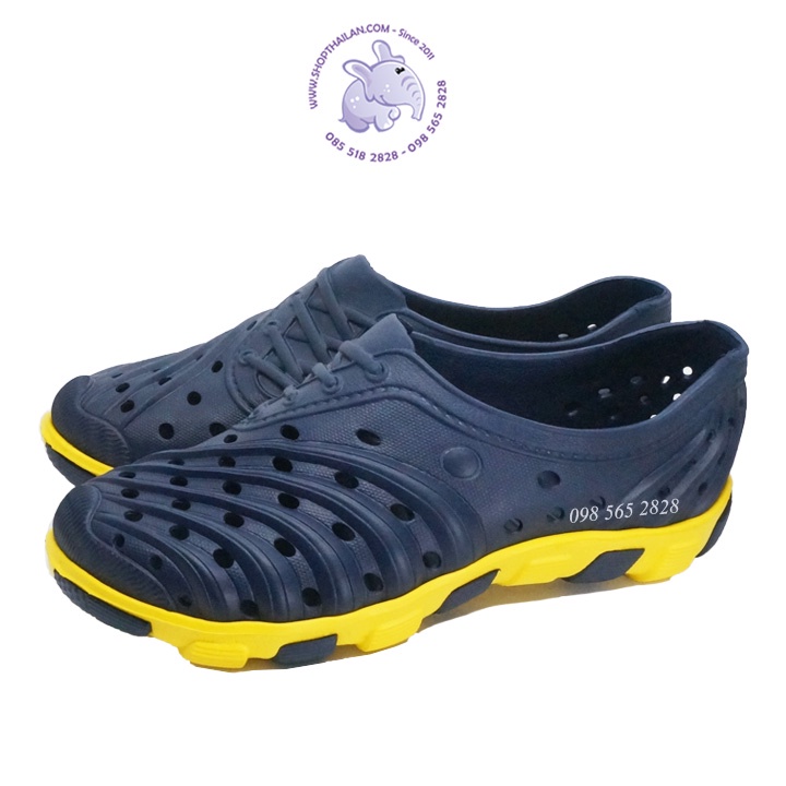 Giày nhựa nam Thái Lan DOUBLE TF001, đúc nguyên khối 2 lớp, nhẹ , mềm, êm, chống trượt tốt. Size 40 - 45