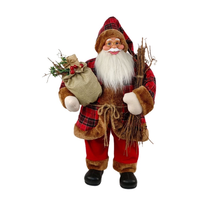 Ông Già Noel Đứng Cao 82cm MẪU C Trang trí Cây Thông, Trang Trí Noel Giáng Sinh