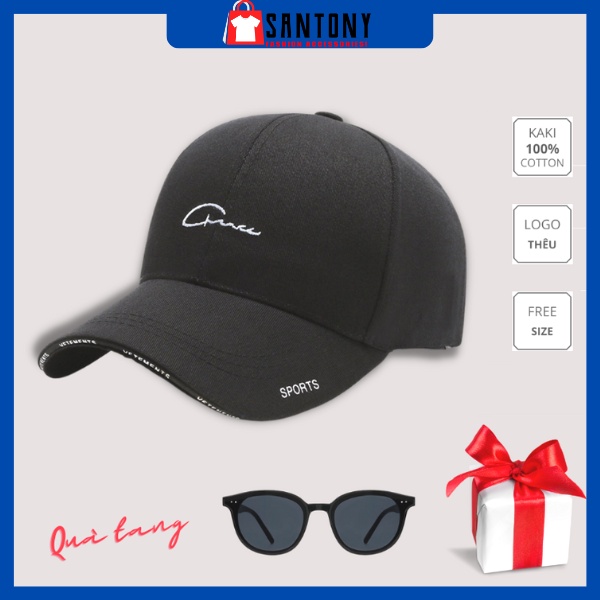 Mũ lưỡi trai nam đẹp họa tiết thêu chữ thời trang phong cách Ulzzang form unisex
