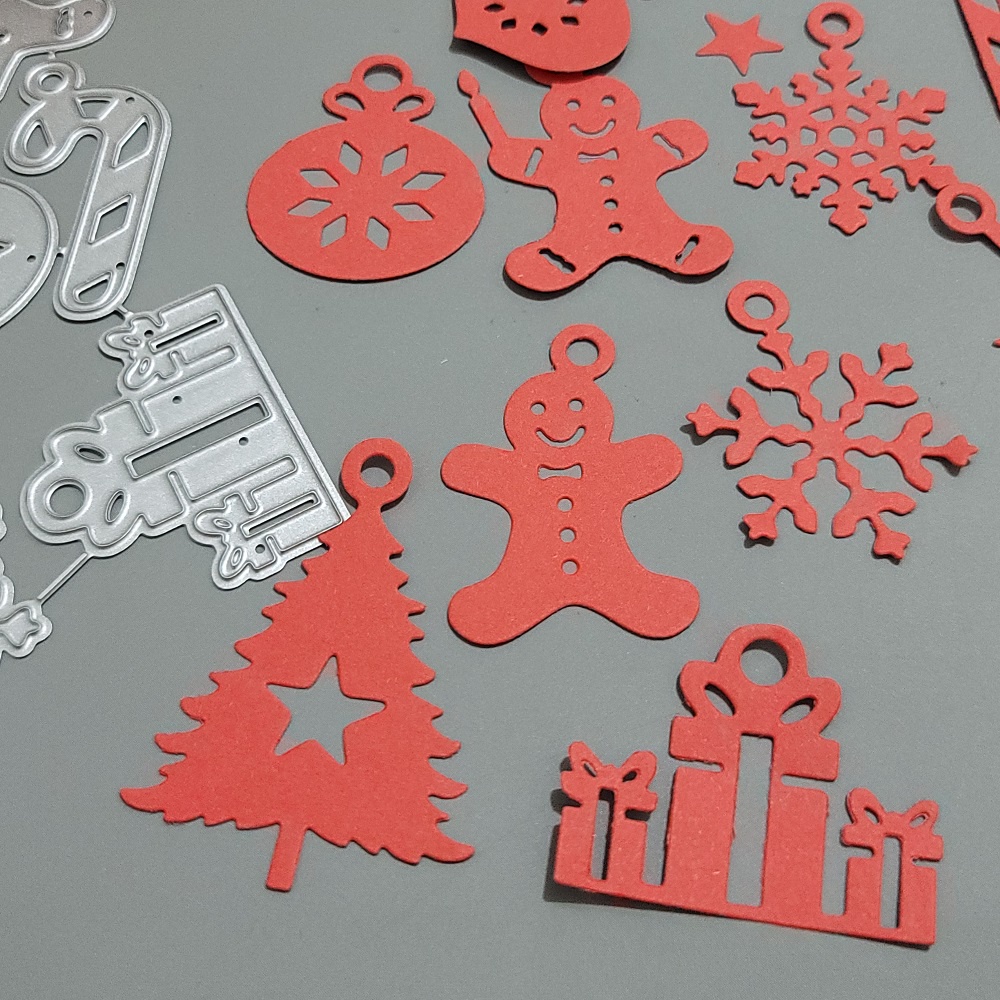 Khuôn Cắt Giấy Kim Loại Trang Trí Giáng Sinh