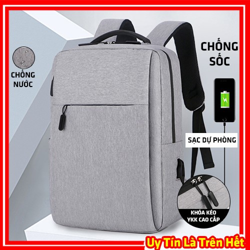 Balo Laptop Nam Nữ dùng cho học sinh, Cặp Đựng Máy Tính Cá Nhân Kích Thước 15.6 inch Đẹp Và Chống Sốc Thời Trang