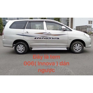 tem dán xe inova