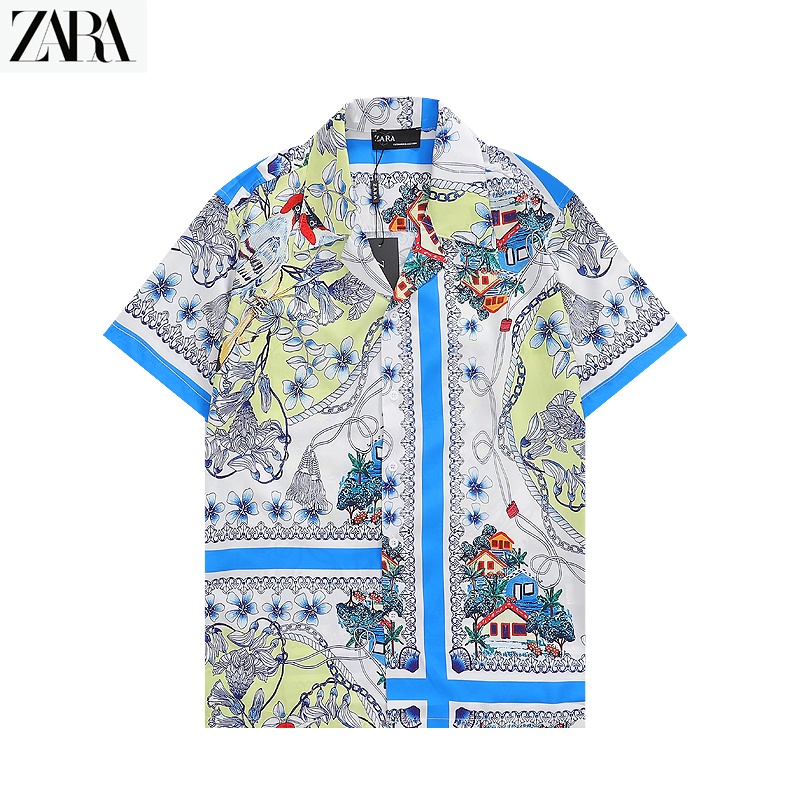 Áo Sơ Mi Ngắn Tay In Họa Tiết Graffiti Thời Trang Cá Tính T908Go7