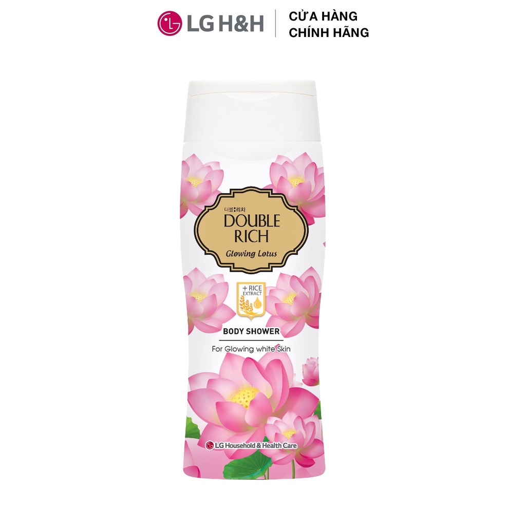 [Quà tặng không bán] Combo 5 Sữa tắm Double Rich Hương hoa chiết xuất từ thiên nhiên - Hương Glowing Lotus