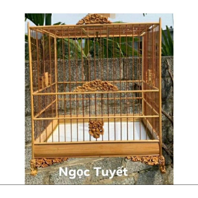 Khung vuông đấu hoa mai tự giáp đủ nậm móc