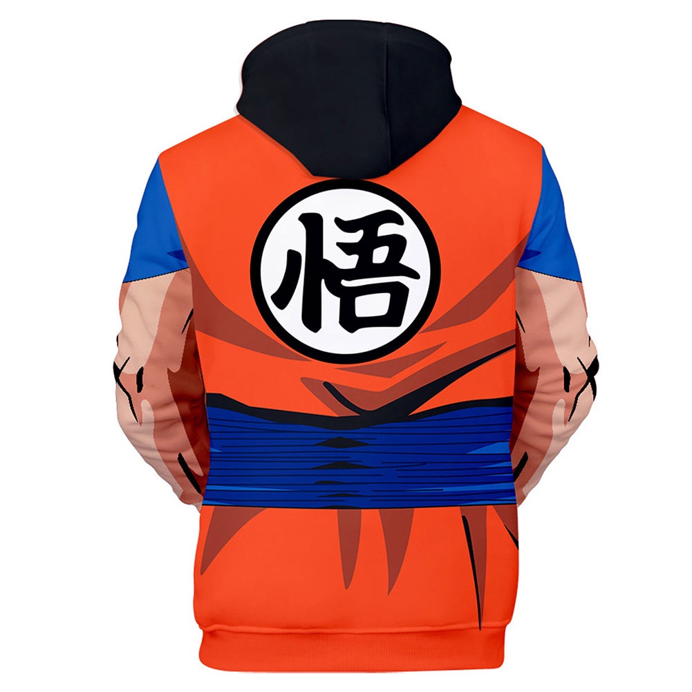 Mới Áo Hoodie Hóa Trang 3D Nhân Vật Son Goku Rodron Hombre Street Anime  Dragon Ball